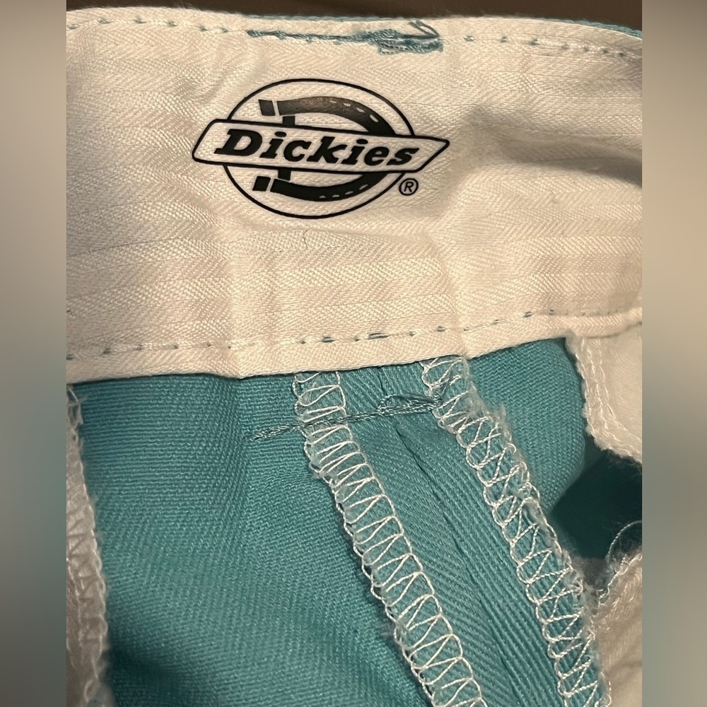 Dickies Women’s Cropped Ankle Pants, Twill Regular Fit Straight Leg Raw Edge Hem - Picture 14 of 16